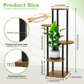 YOCOMEY reinforced metal frame provides sturdy plant support