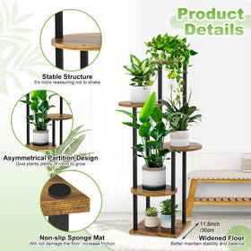 YOCOMEY wood grain base adds warm vintage touch to any room