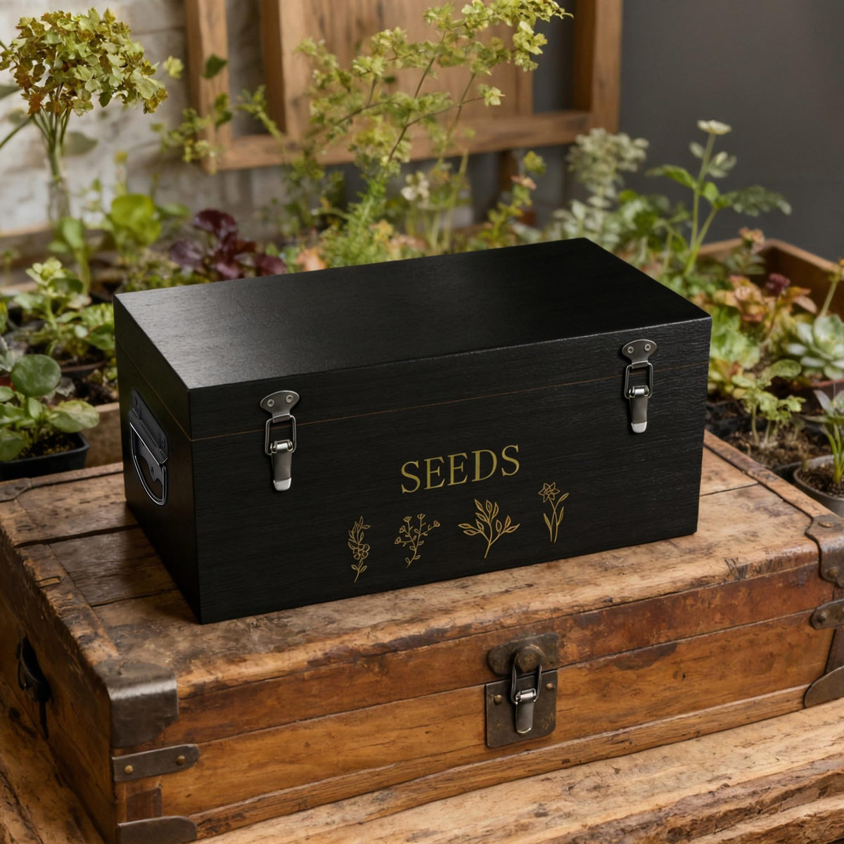 Yocookus bamboo engraving details add rural charm to seed organization