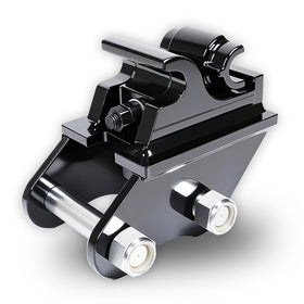 Yoegowu mechanical quick hitch coupler enables rapid attachment changes for mini excavators.