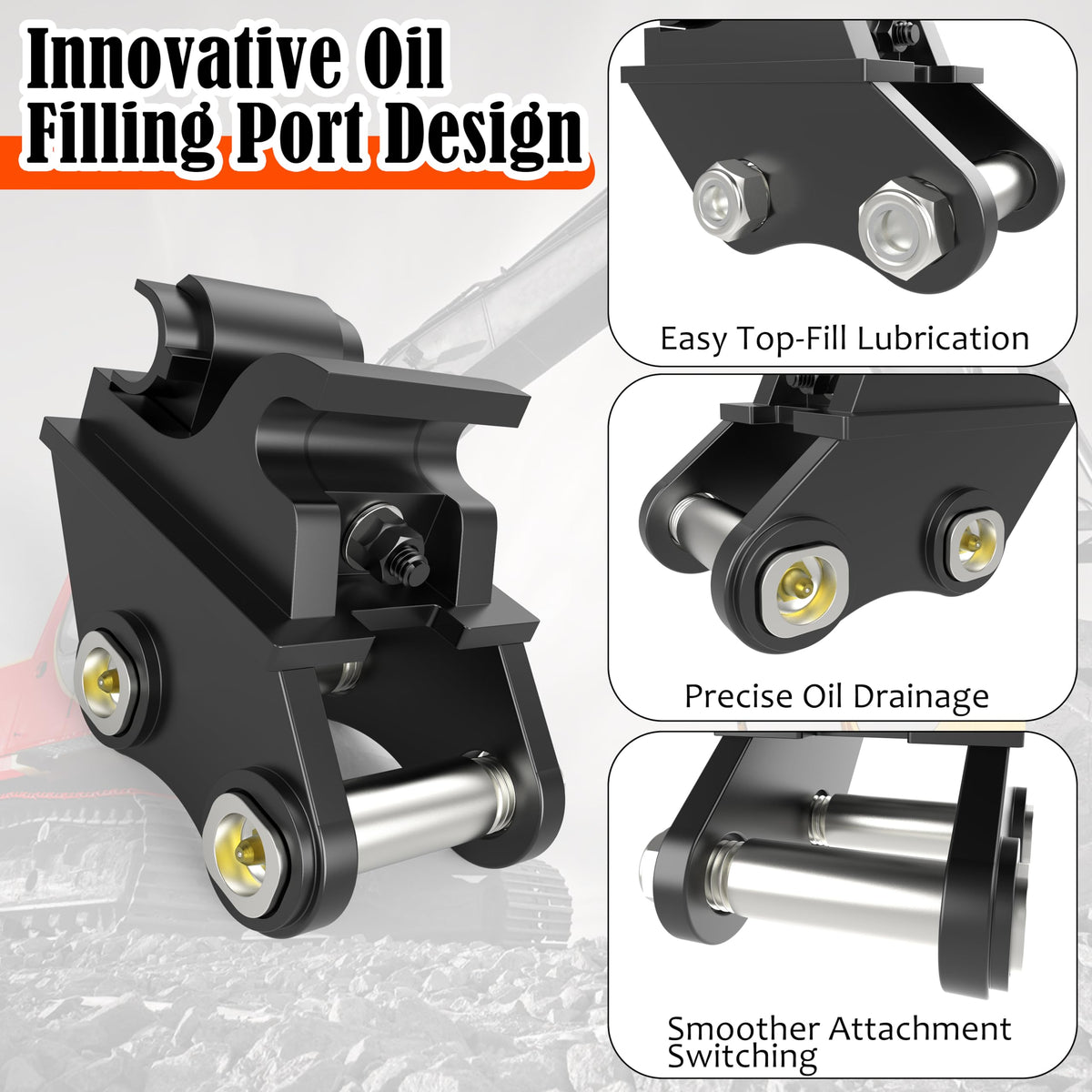 Yoegowu secure locking system prevents accidental detachment during operation.