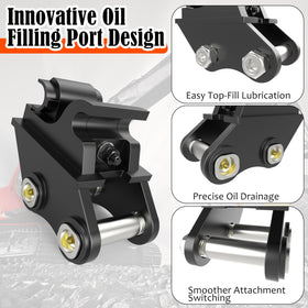 Yoegowu secure locking system prevents accidental detachment during operation.