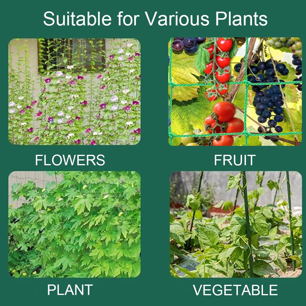 YOETSPDS garden-netting-balcony-application ideal for space-saving vertical gardening with containers.