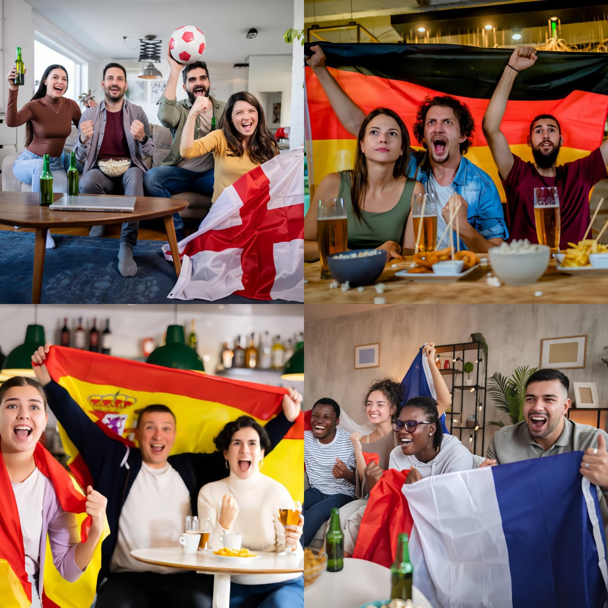 YOFANUP country lineup flags USA Canada Mexico look bold at events.