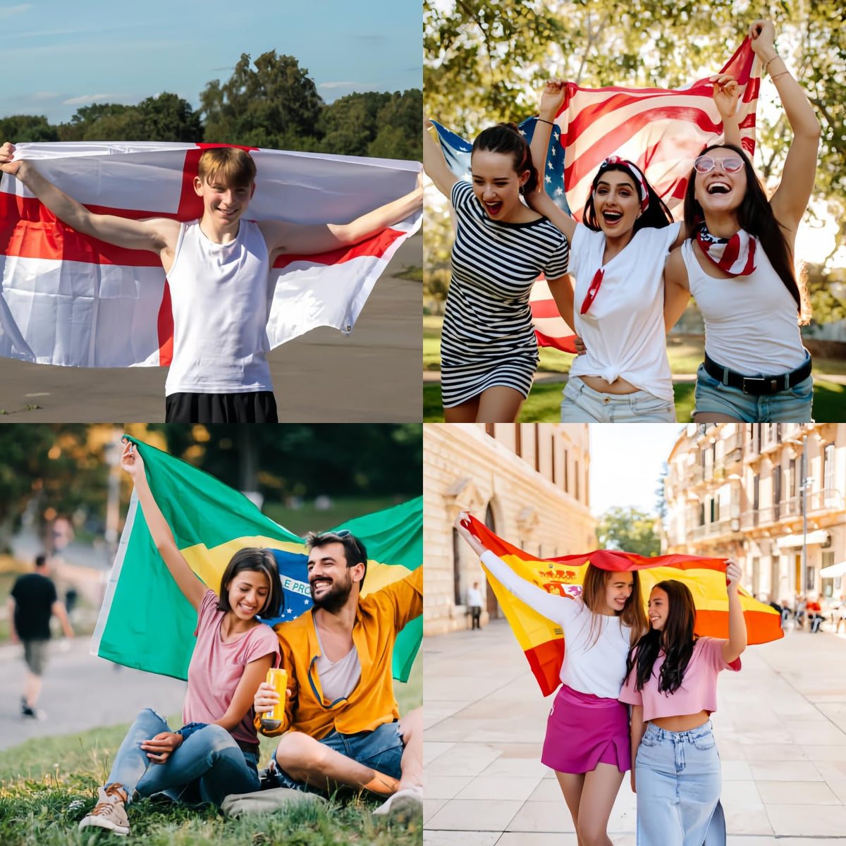 YOFANUP stadium decor flags help create energetic, global ambiance in venues.