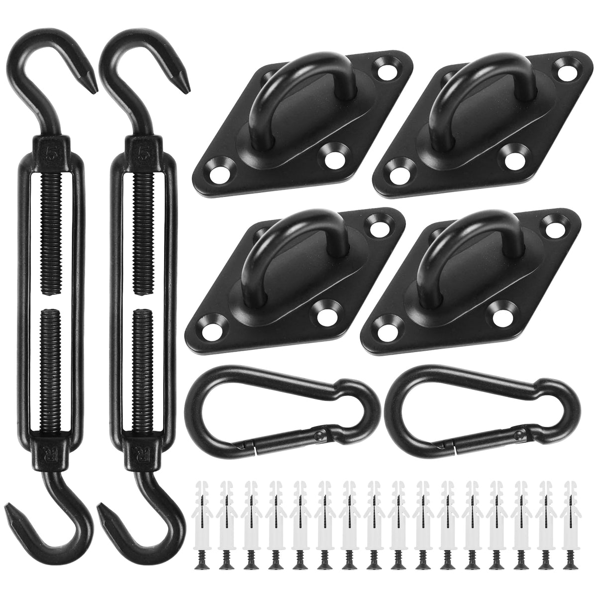 YOFIT shade sail turnbuckle in use, delivering secure tension for outdoor shade.