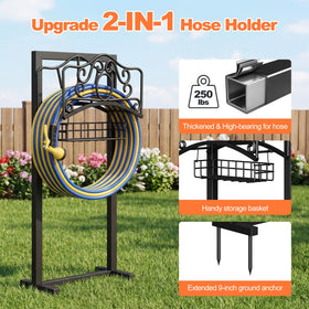 YOFOVI heavy-duty metal construction resists rust and weathering.