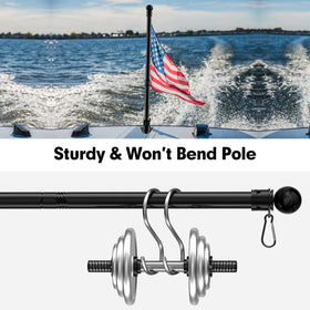 YOHSUGO outdoor flag pole installation ready for quick setup