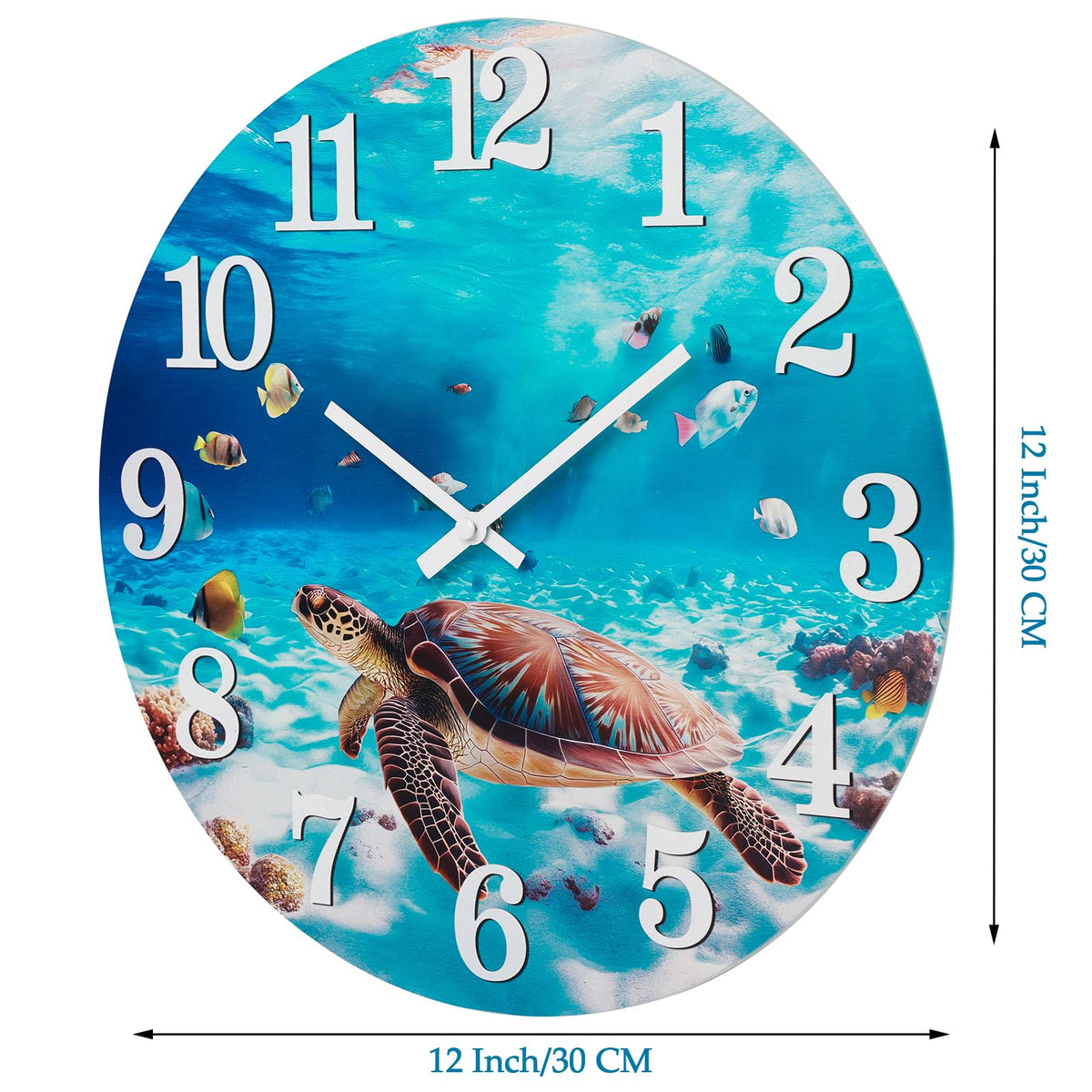 Yoiolclc 12-inch diameter provides clear readability from a distance