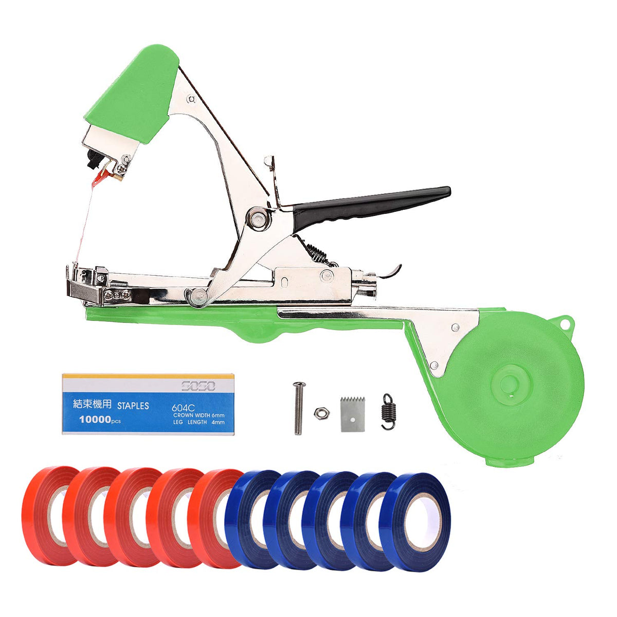 Yolando plant tying machine front view for easy garden binding