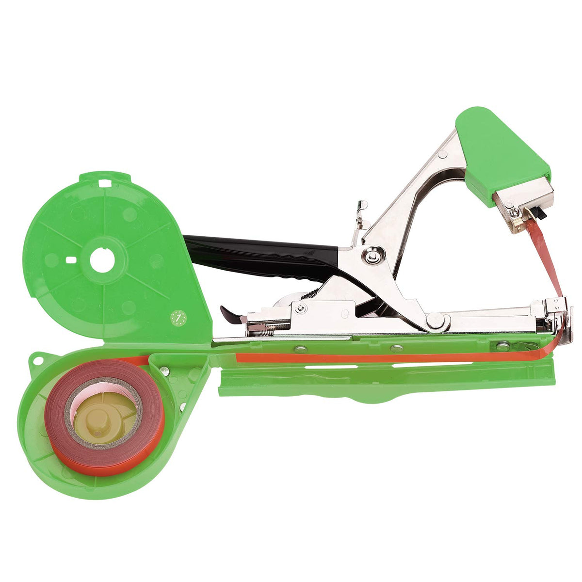 Yolando plant tying machine packaging shows included tapes and staples