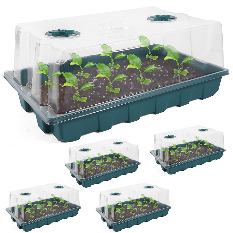 YoleShy seed starter tray with dome promotes even germination and humidity control.