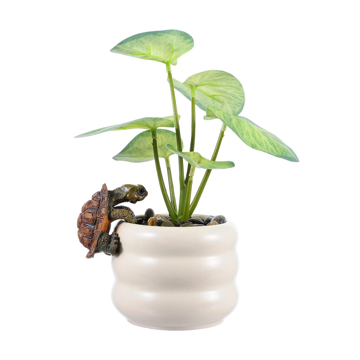 Yolev green sea turtle garden decoration brightens flower beds.