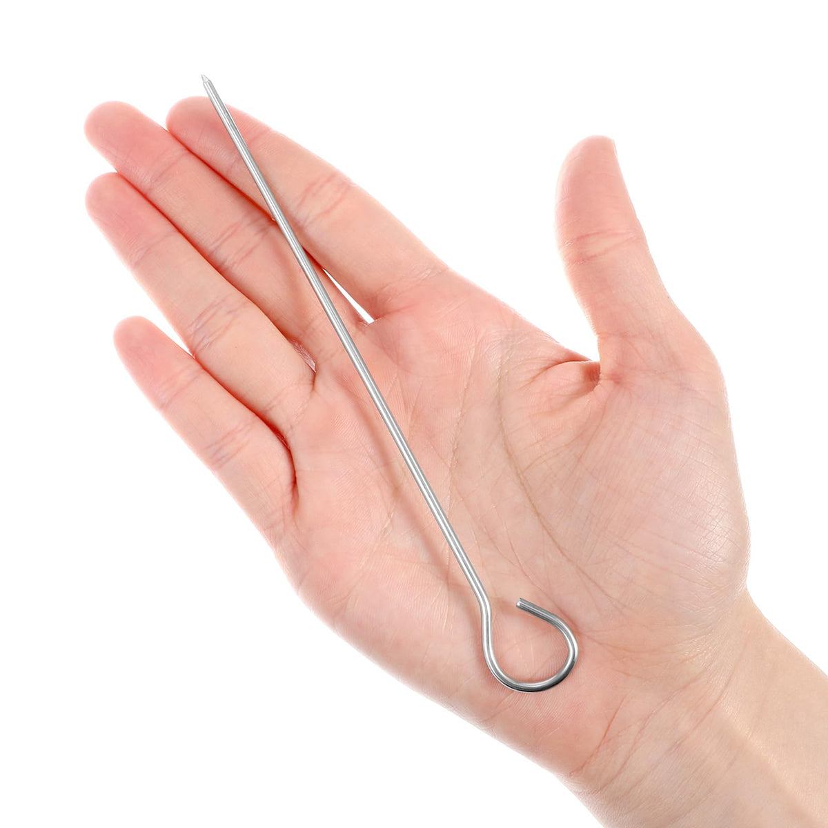 Yolev kabob skewers with sharp tips for quick, secure trussing