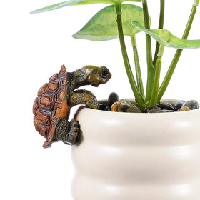 Yolev outdoor garden turtle sculpture complements patios with subtle whimsy.