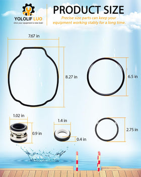 YOLOLIF LUO SPXHKIT100 Housing O-Ring provides a durable seal against leaks.
