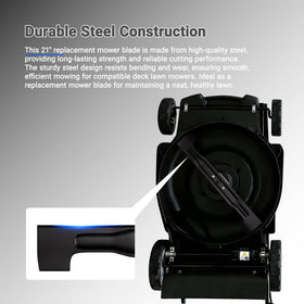 Yolvvetrx blade with a single-bolt installation for quick setup.