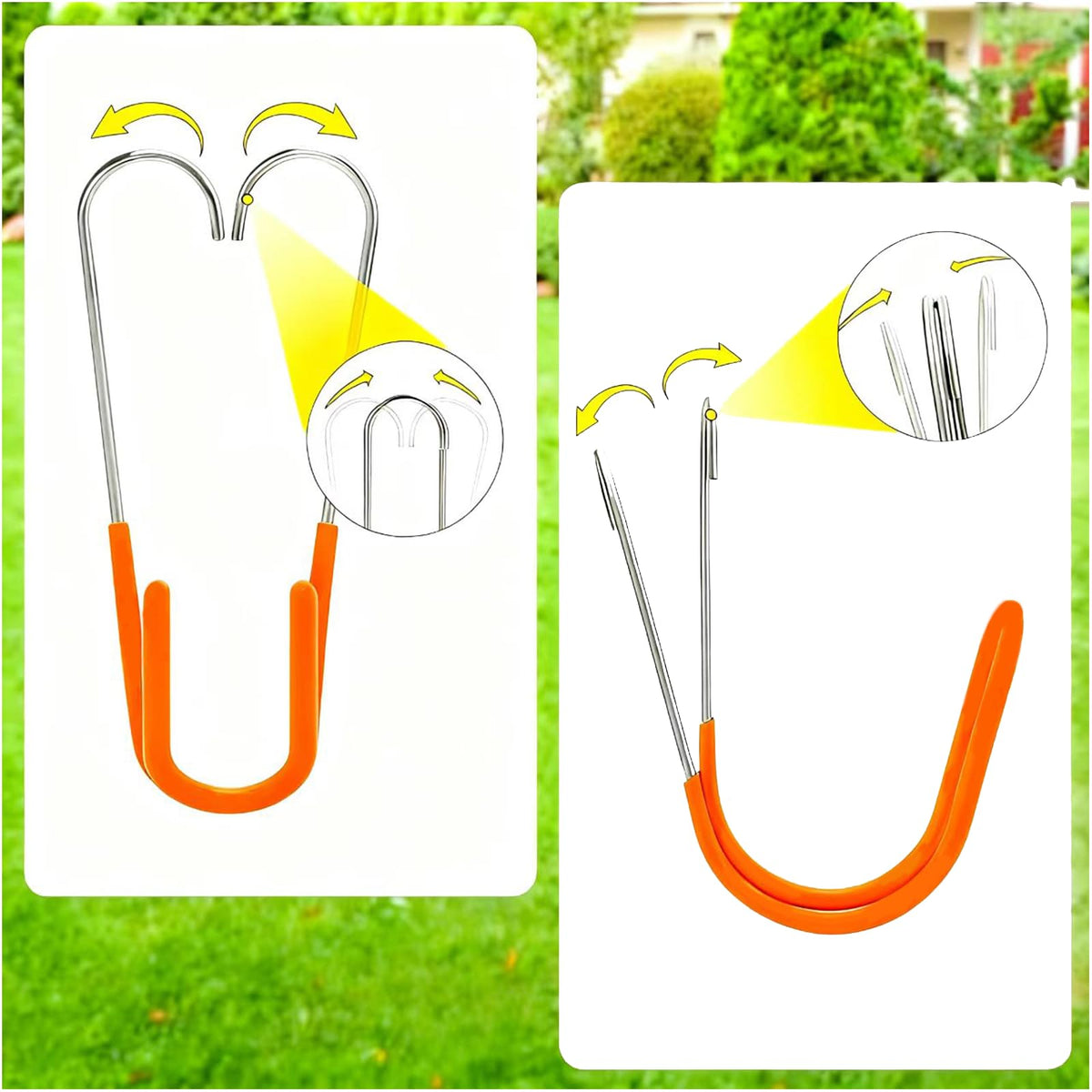 Yoniccal sturdy hose hook supports heavy items beyond hoses