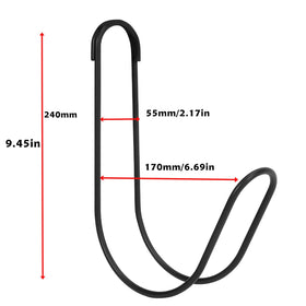 Versatile Yoniccal holder adapts to different poles.