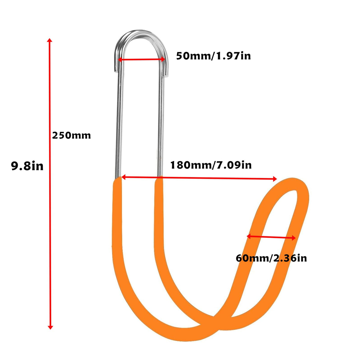 Yoniccal red hose holder mounted on wall complements outdoor decor