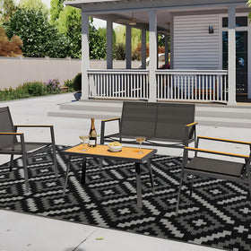 YONILE outdoor rug ideal for camping and patio setups