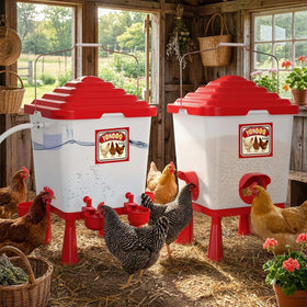 YONOOQ detachable-parts with smooth surfaces simplify cleaning for healthier coop.