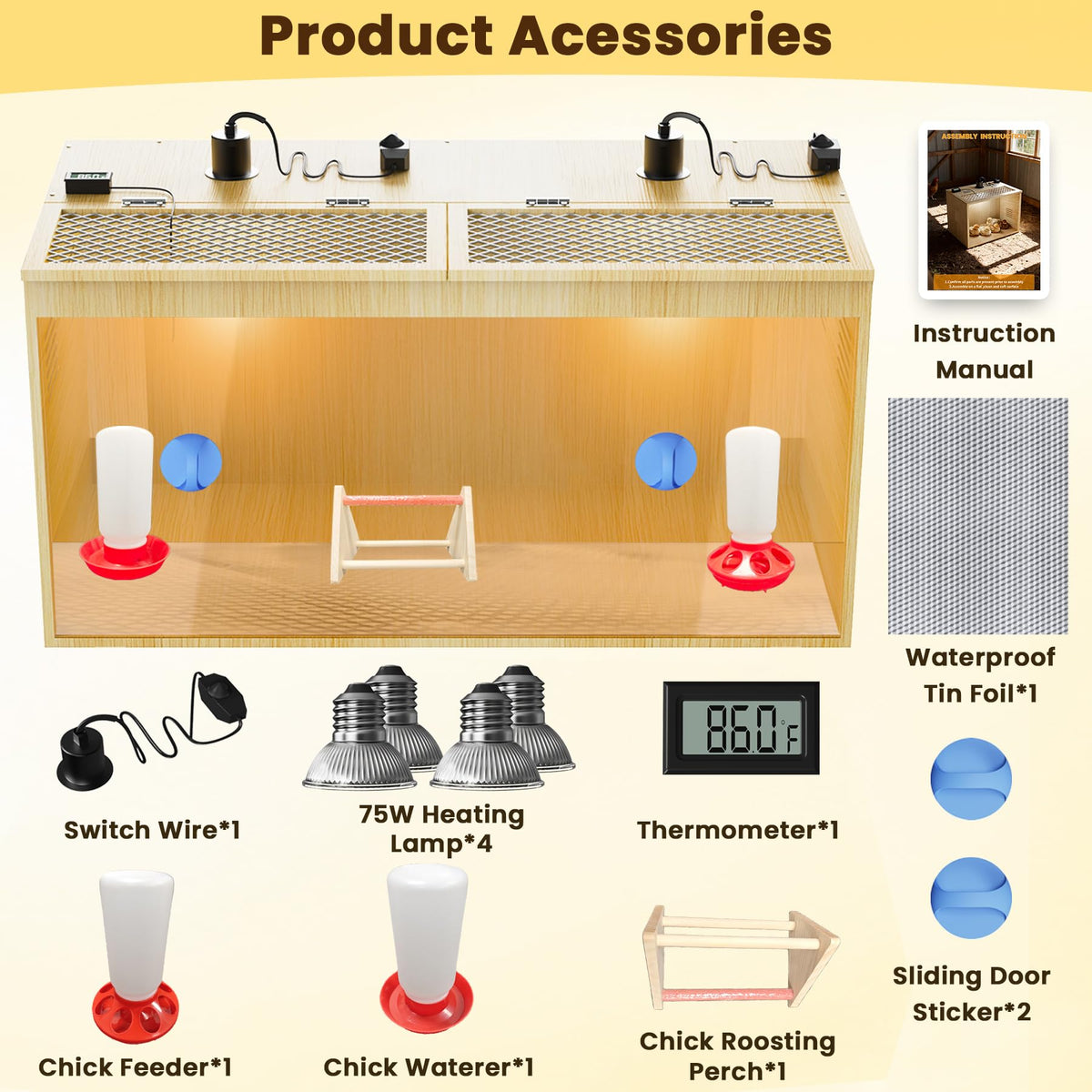 YonooQ removable front panel for quick cleaning