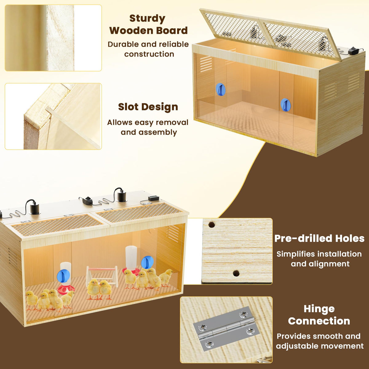 YonooQ waterproof tin foil liner protecting the wood