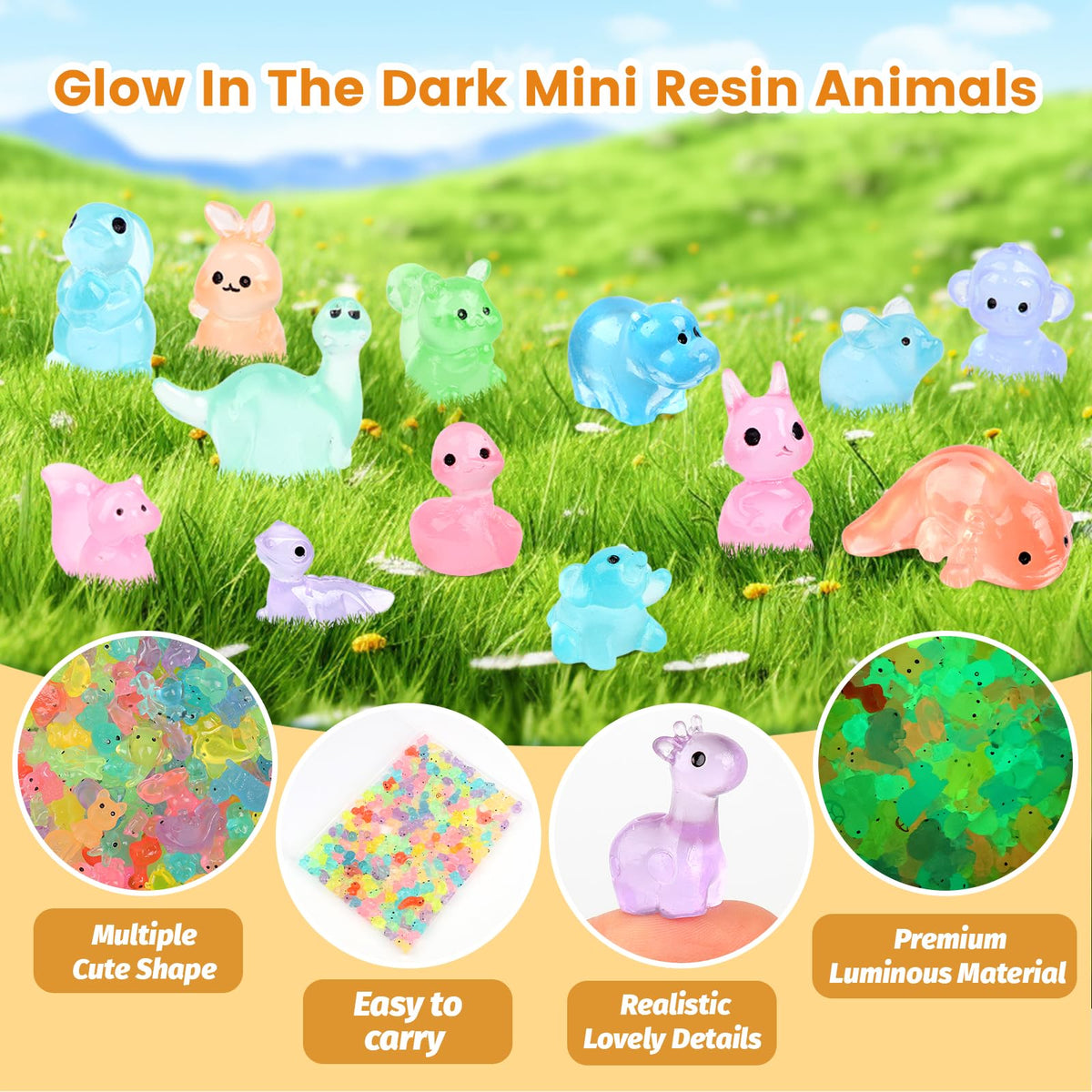 Yonseng box packaging showcases gift-ready mini animal collection.