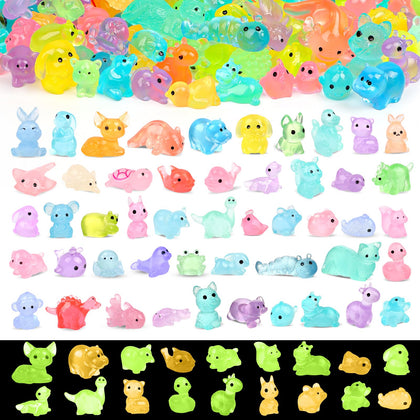 Yonseng glow mini resin animals in box for easy gifting and display.