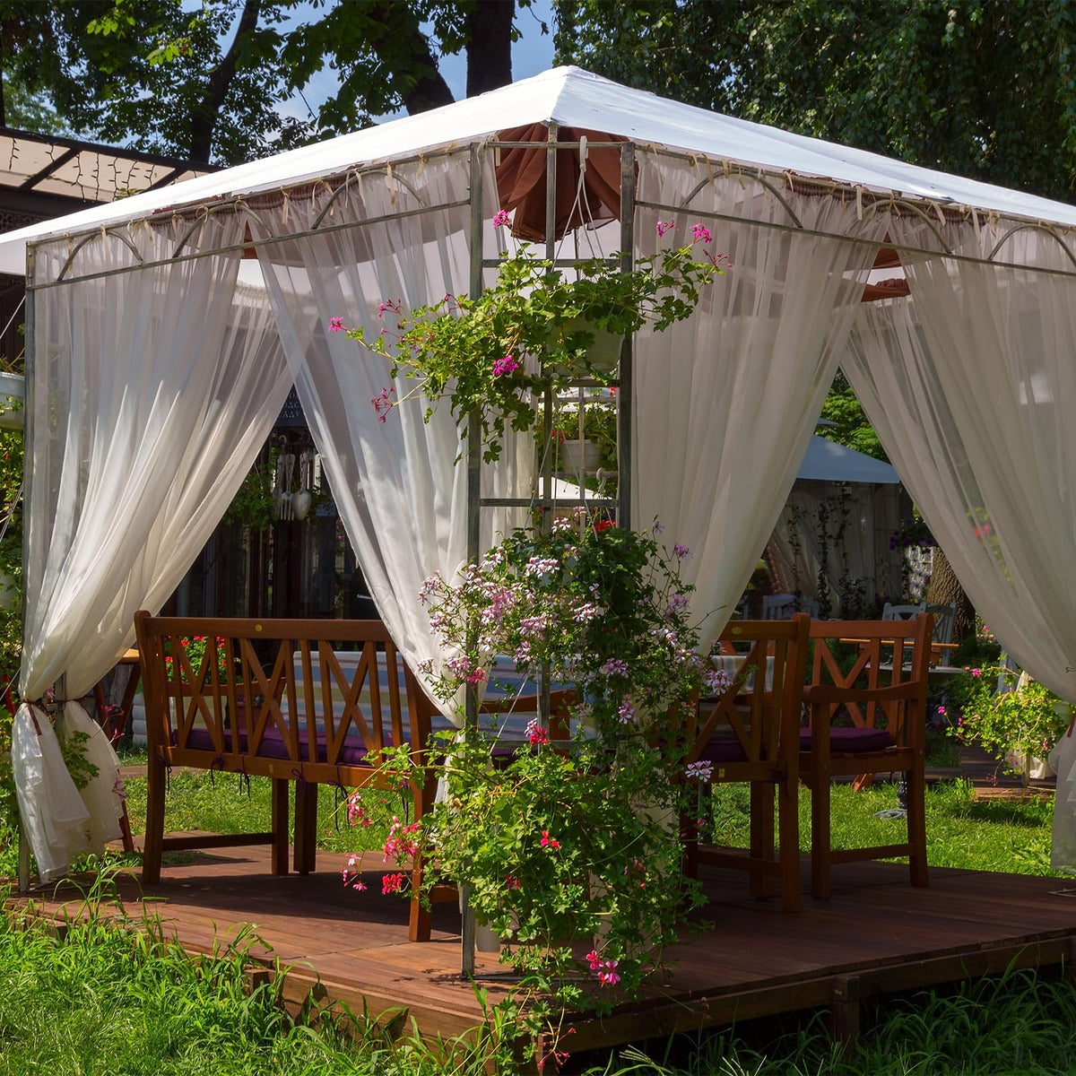 Yoojahow durable reusable netting supports multiple growing seasons
