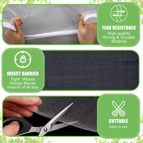 Yoojahow easy-install netting unfolds and secures quickly for protection