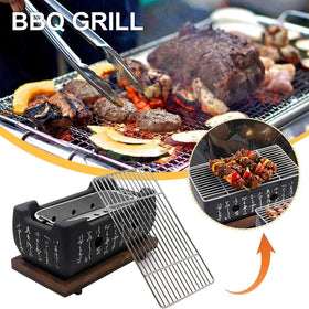 YOOODONNN hibachi grill compact dimensions for easy storage