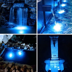 Yoosuml two-pack pond lights enhance water features with safe low voltage.