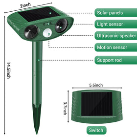 Yooyhhome wall-mount installation enabling easy yard coverage.
