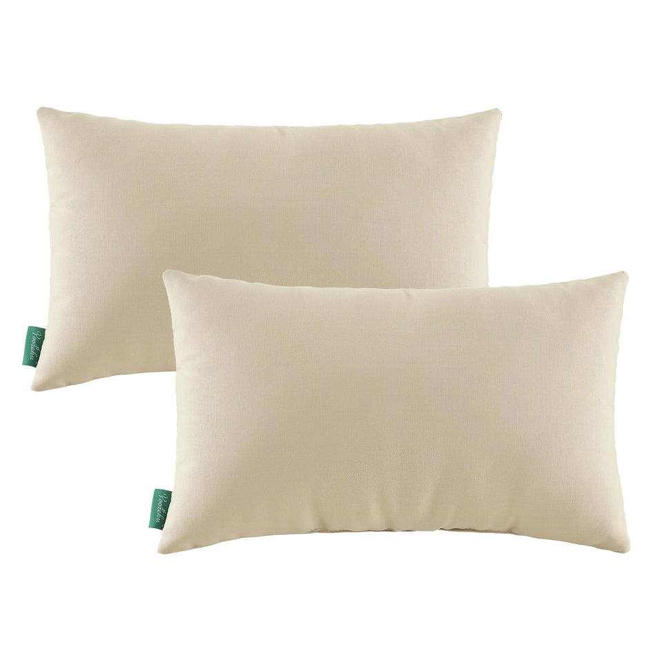 YOOZEKU lumbar pillow in lime green for indoor and outdoor seating comfort