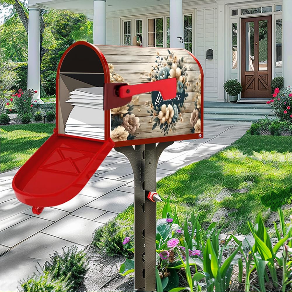 YOPINCO 21x18 inch standard size fits most mailboxes.