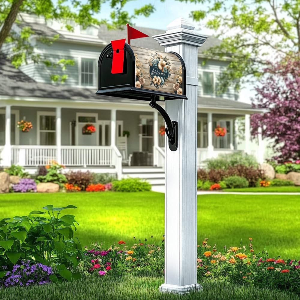YOPINCO Seasonal design updates mailbox style easily.