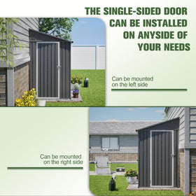 YOPTO sloped roof sheds rainwater efficiently.