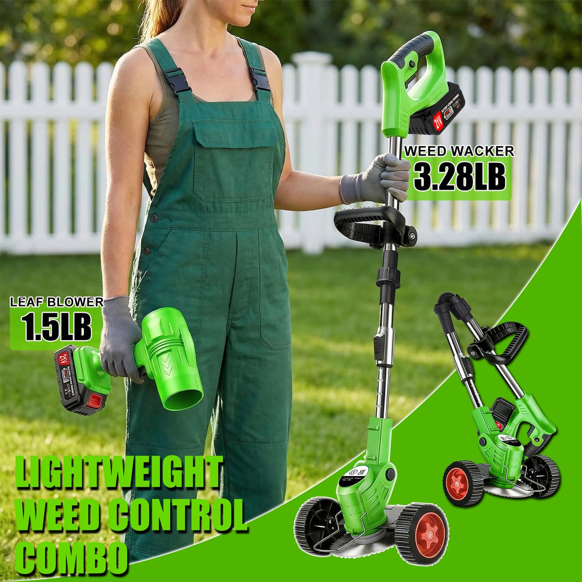YOPTWX dual-battery pack for extended mowing sessions