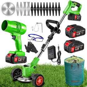 YOPTWX cordless weed wacker with compact design for easy yard edging