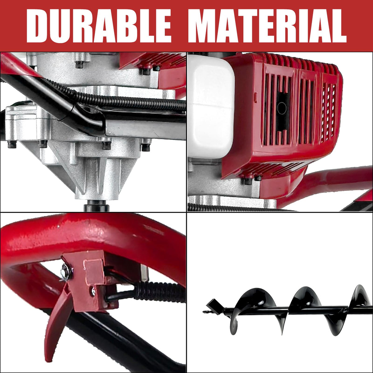 YOPUTETOOL extension rods 30in extend reach for ergonomic digging