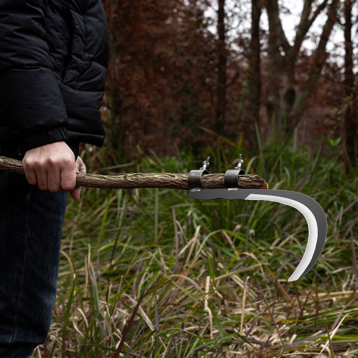 Yoraira adjustable mounting with dual clamps for quick handle attachment.