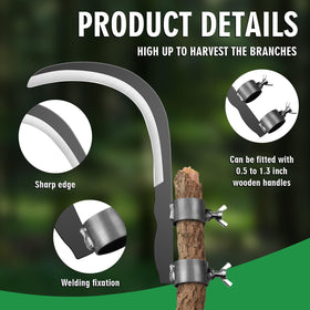 Yoraira ergonomic head design for comfortable extended pruning.