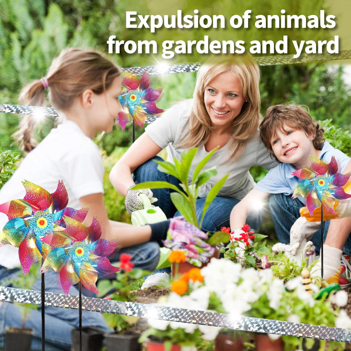 Yorr pinwheels are easy to assemble with the included guide.