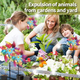 Yorr pinwheels are easy to assemble with the included guide.