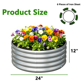 Yortrek raised bed side view showing durable outdoor construction