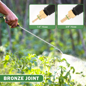 YOSINXU adjustable nozzle lets you switch spray and jet modes.