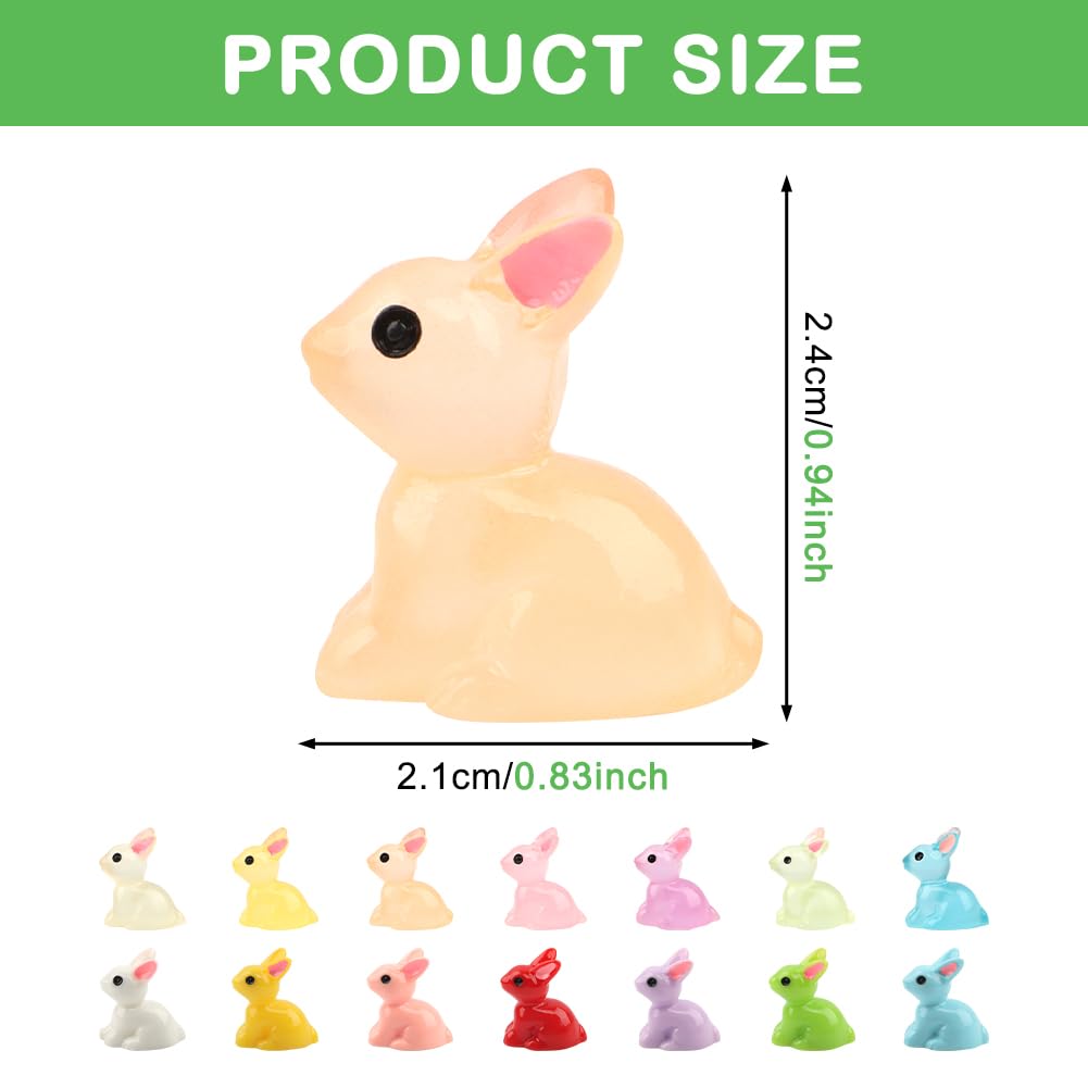 YOSINXU mini resin bunny for Easter displays and DIY projects