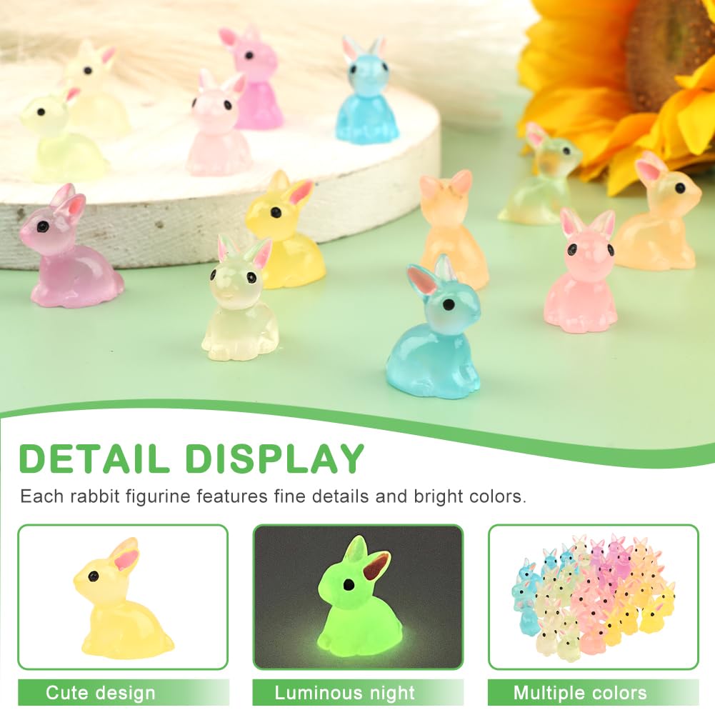 YOSINXU waterproof resin bunny with glossy finish